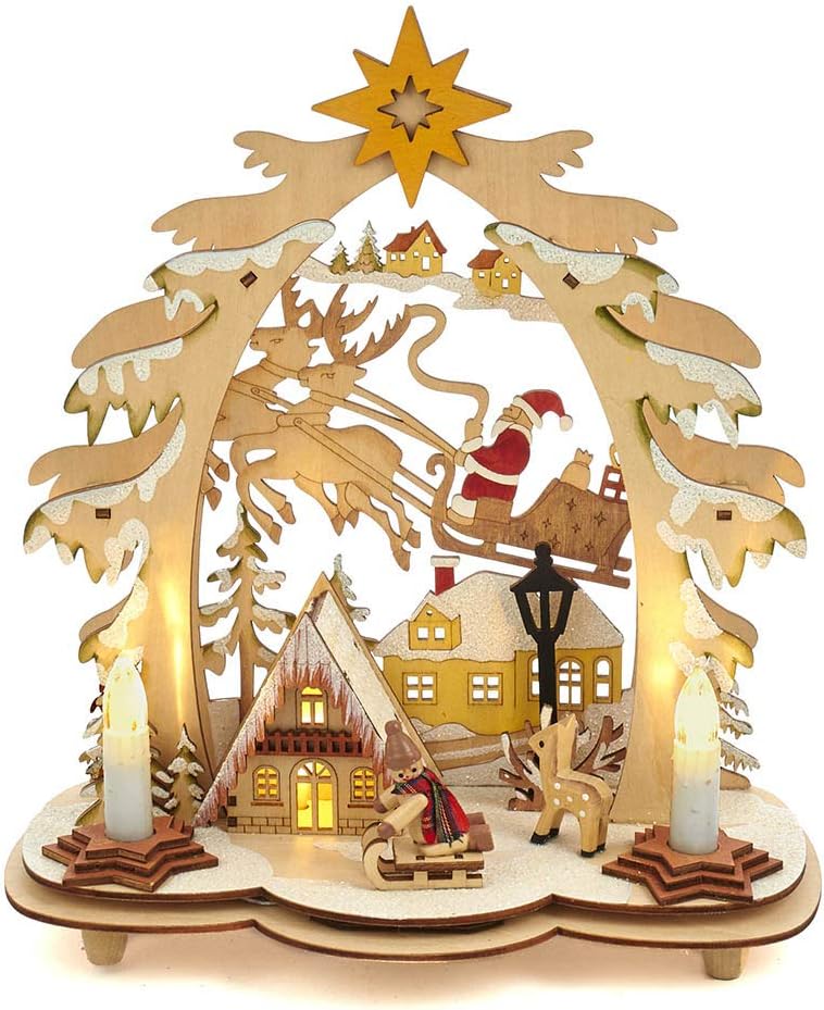 LED Kerst Dorp Huisje - SantaGlow