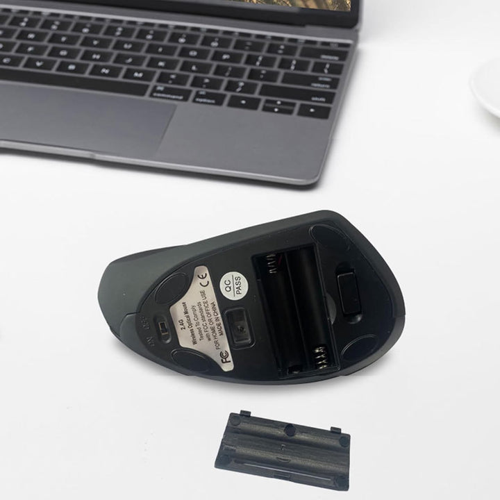 Ratón vertical inalámbrico ergonómico recargable – Elvion