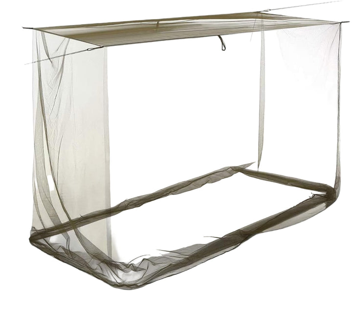 Toldo rectangular de malla antimosquitos de madera para exterior - Ventora
