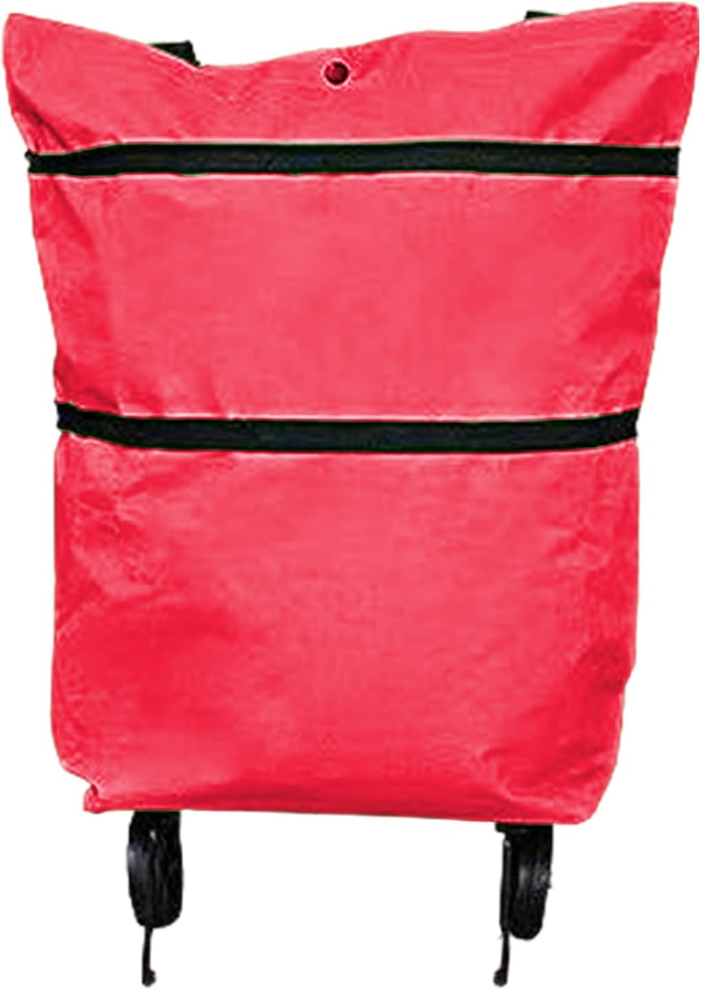 Large-Capacity Foldable Shopping Bag with Wheels – Reusable Cart Tote – Veytra