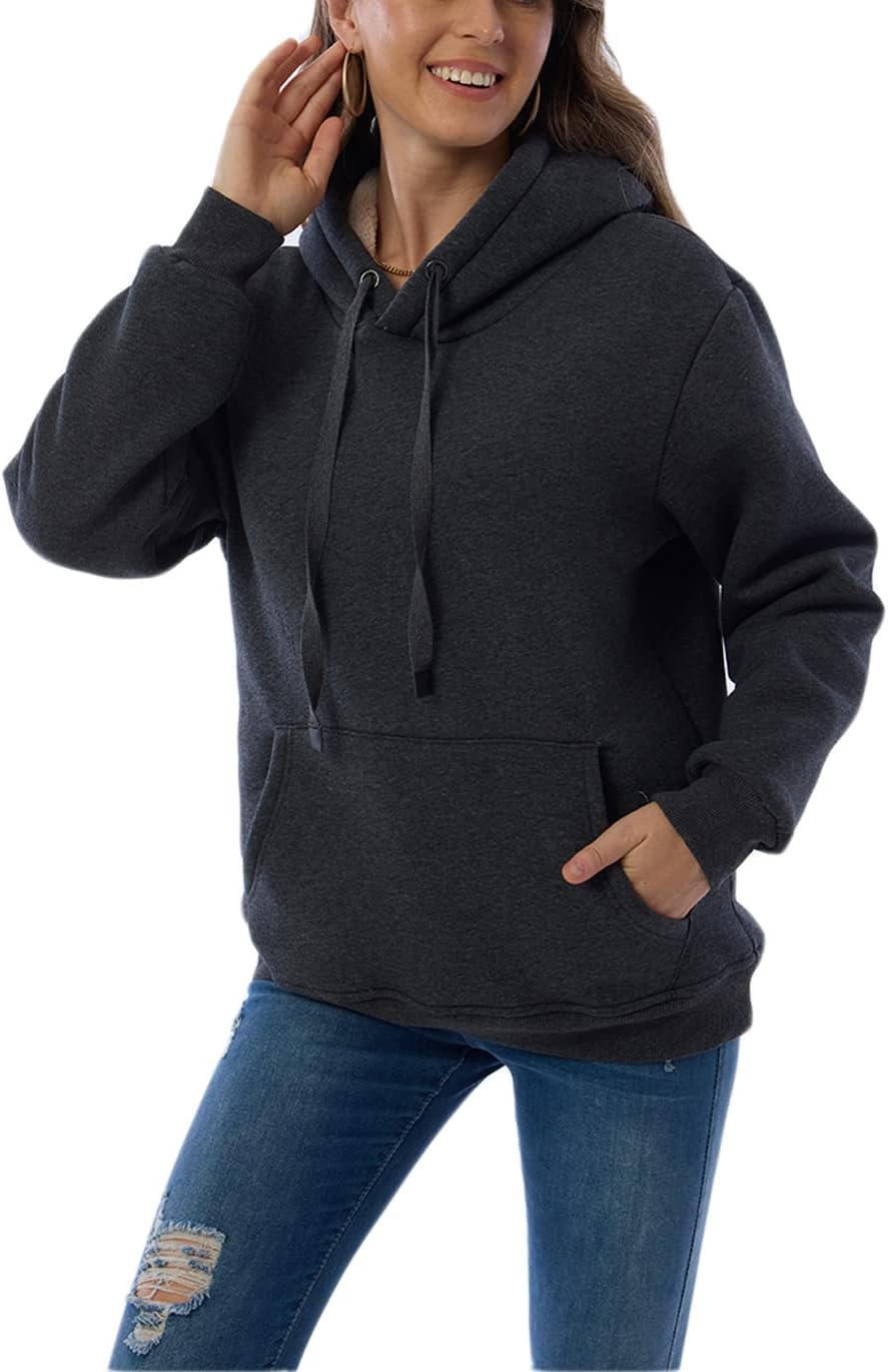 Women's Casual Fleece-Lined Hoodie - Lilly
