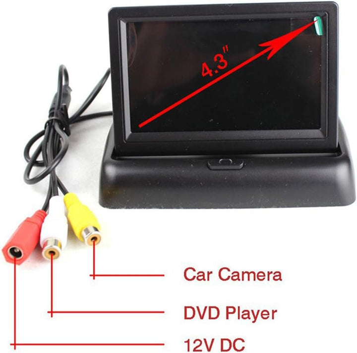 Cámara de marcha atrás inalámbrica con monitor LCD de 4,3" (10,9 cm) – ParkSafe