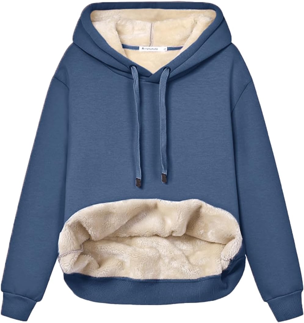 Women's Casual Fleece-Lined Hoodie - Lilly