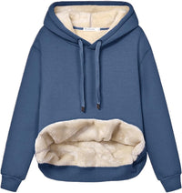 Women's Casual Fleece-Lined Hoodie - Lilly