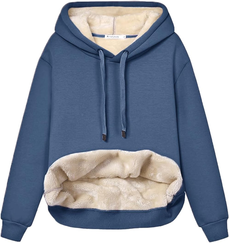 Women's Casual Fleece-Lined Hoodie - Lilly