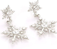 Winter Snowflake Earrings - FrostFlare
