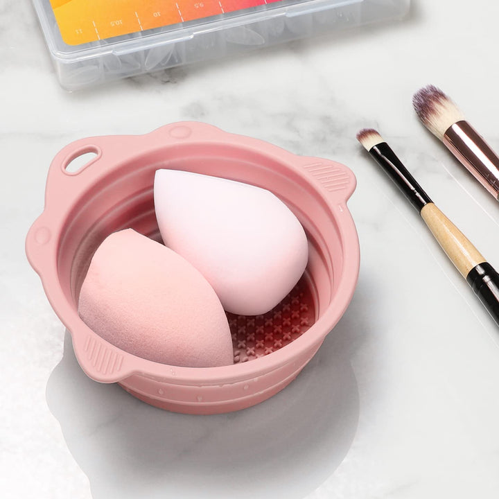 Foldable Silicone Brush Cleaning Bowl