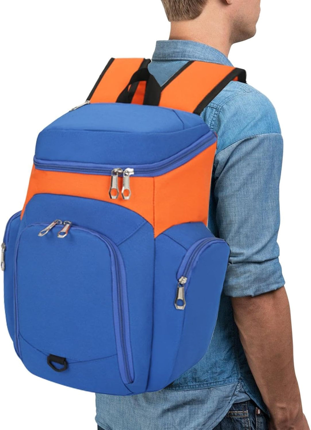 Mochila de baloncesto para hombre – Bolsa deportiva grande de 30L con base impermeable – Draycor
