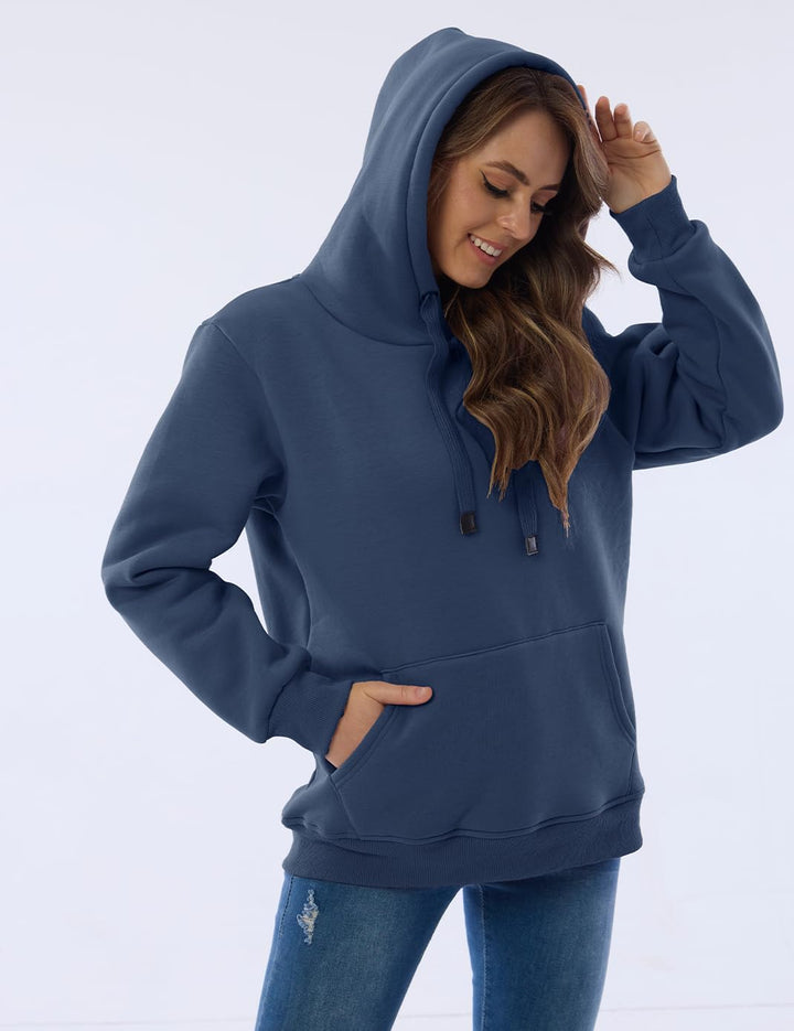 Women's Casual Fleece-Lined Hoodie - Lilly