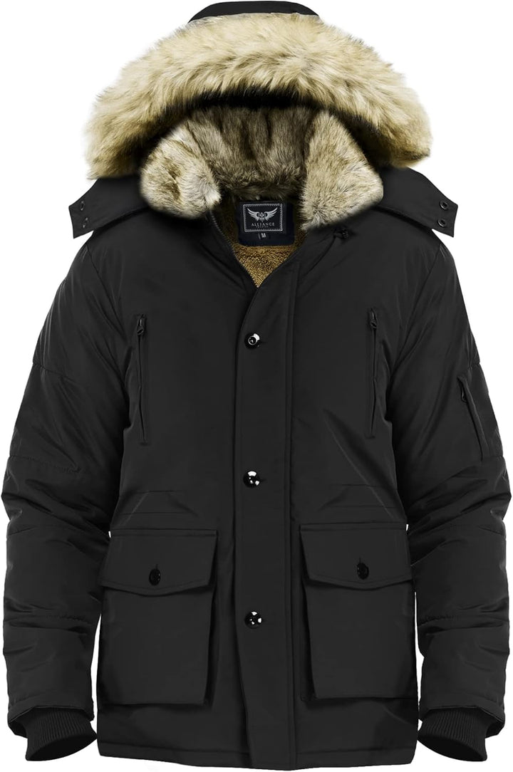 Winterjas met Afneembare Capuchon voor Heren - Gabriel