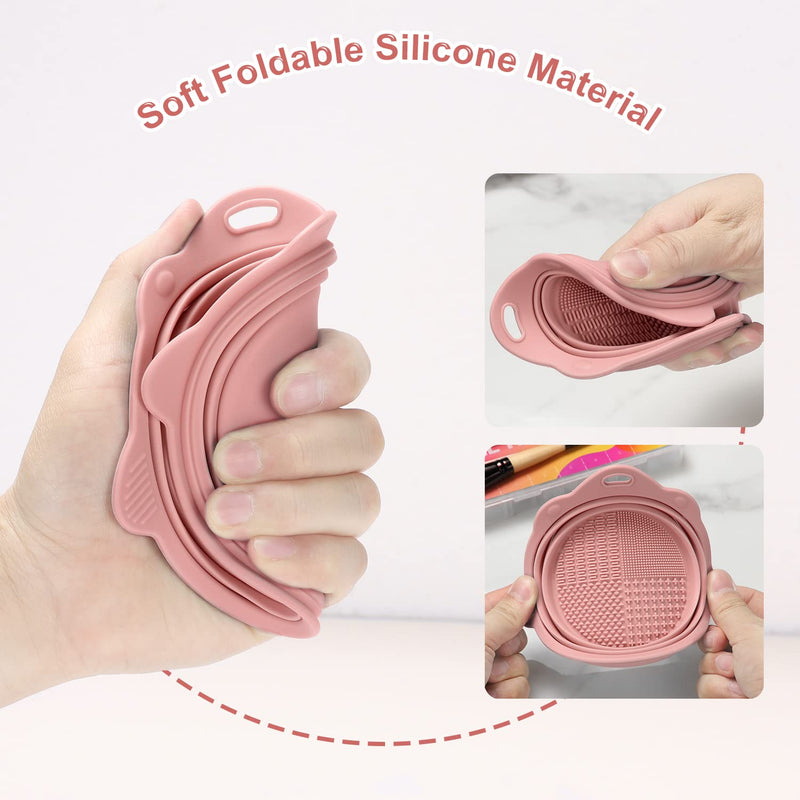 Foldable Silicone Brush Cleaning Bowl
