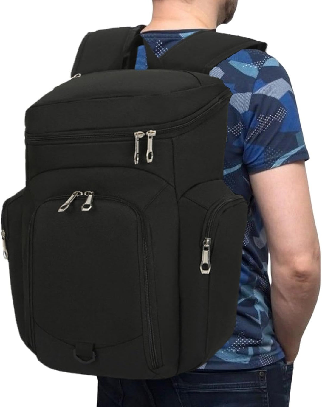 Mochila de baloncesto para hombre – Bolsa deportiva grande de 30L con base impermeable – Draycor