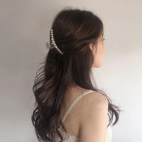Stylish Pearl Hair Clips - 4-Pack