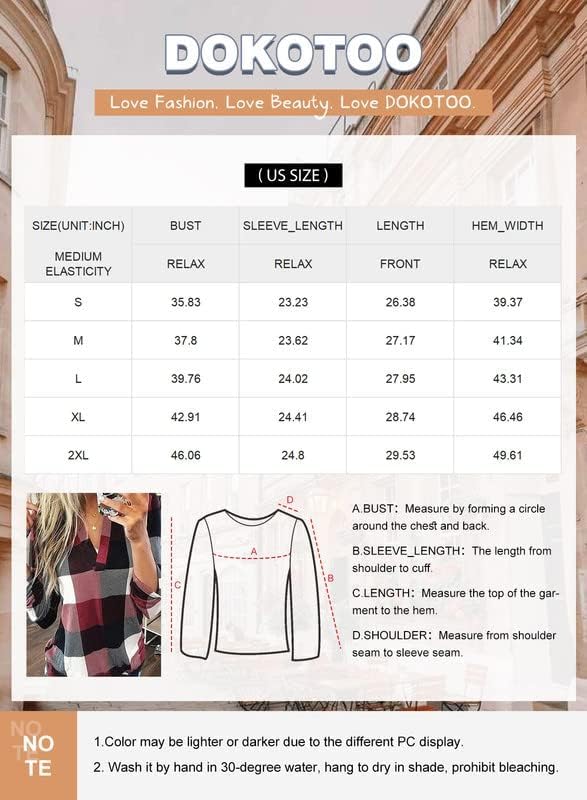 Stylish Casual Checked Women's Blouse - Lara