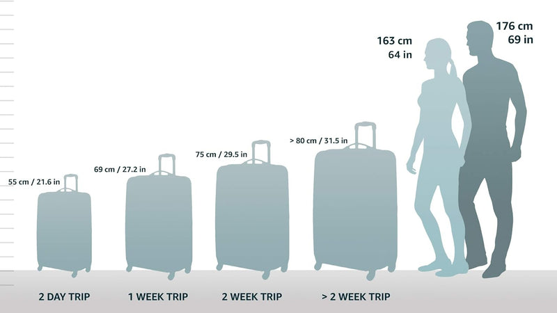 Lightweight Expandable Hardcase Carry-On with Dual Spinner Wheels