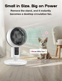 Adjustable Standing Fan with 3D Oscillation – Aerion