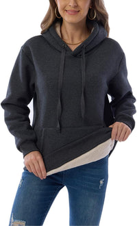 Women's Casual Fleece-Lined Hoodie - Lilly