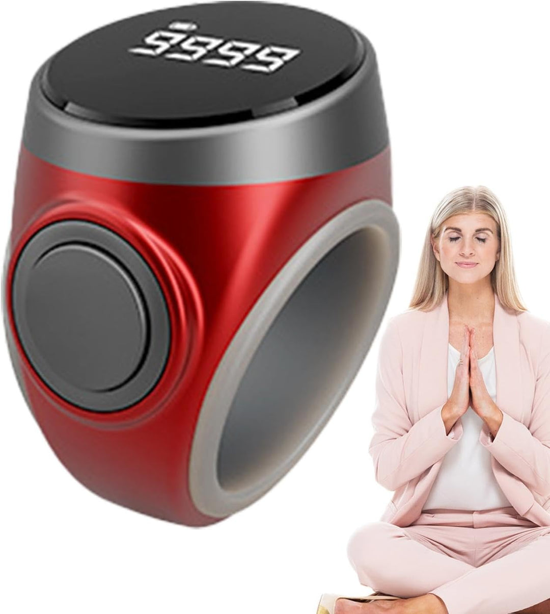 Anillo contador digital recargable de 4 dígitos para dedo – Calmero