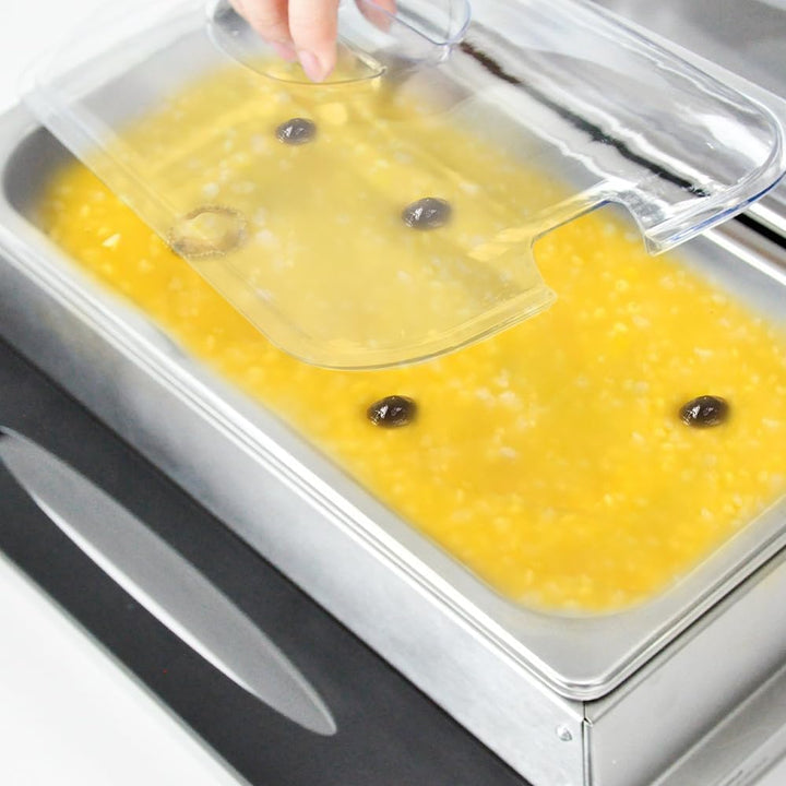 Calentador eléctrico para buffet con 3 bandejas de 2,5L y control de temperatura – Valtero