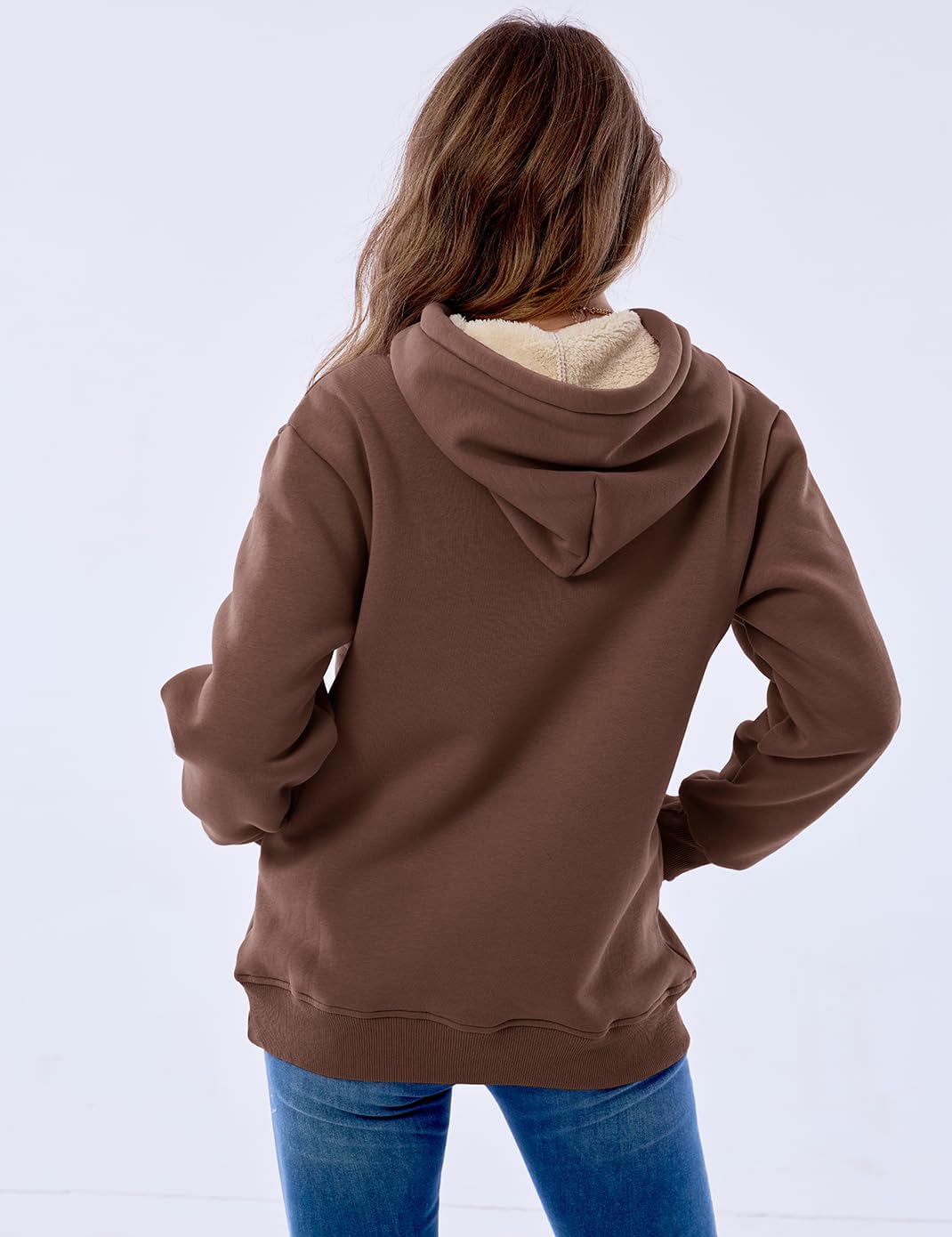 Women's Casual Fleece-Lined Hoodie - Lilly