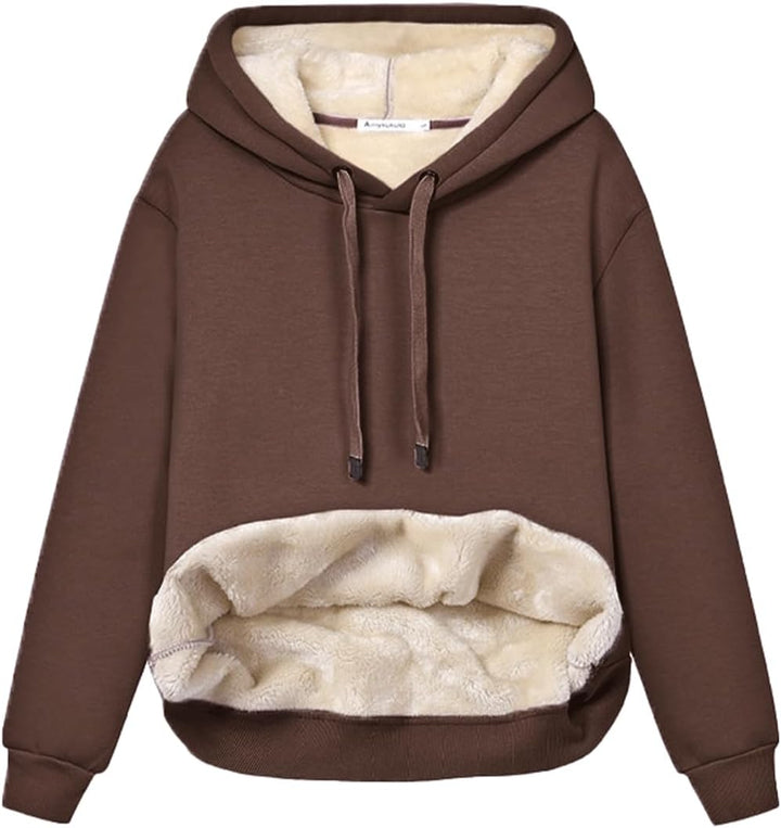 Women's Casual Fleece-Lined Hoodie - Lilly