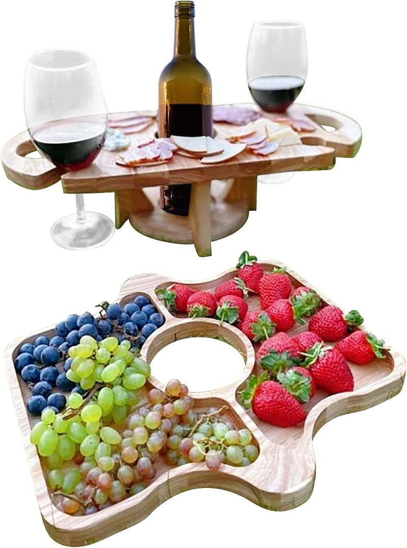 Sammy Jackson™ 2-in-1 Fruit and Wine Glass Table Rack