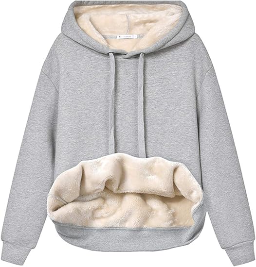 Women's Casual Fleece-Lined Hoodie - Lilly