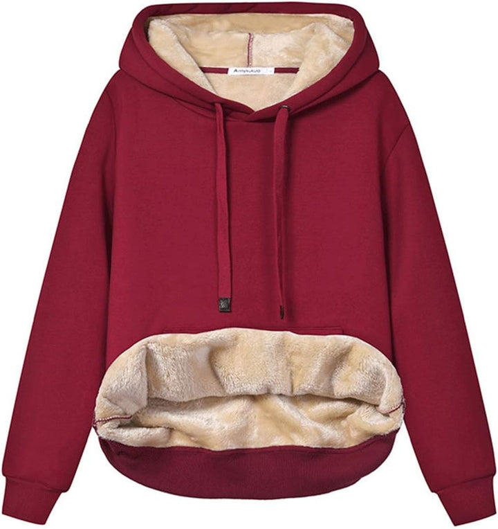 Women's Casual Fleece-Lined Hoodie - Lilly