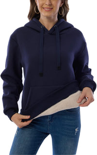 Women's Casual Fleece-Lined Hoodie - Lilly
