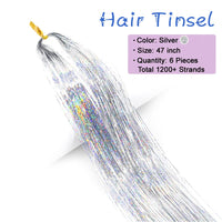 Sparkling Hair Tinsel Kit – Strands of Glitter!