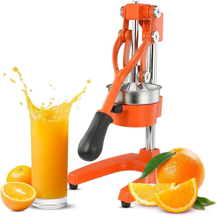 Presse manuelle en fonte avec extraction à 99% et construction en acier inoxydable – Orvado