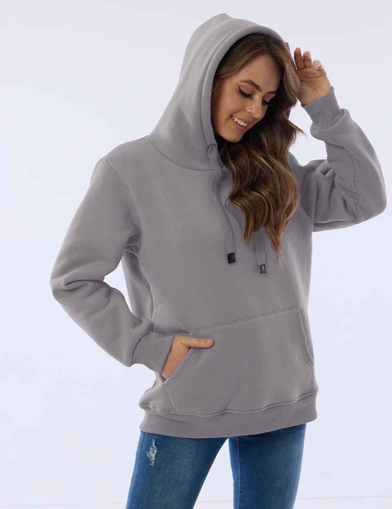 Women's Casual Fleece-Lined Hoodie - Lilly