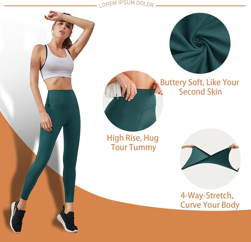 LuxeFit High-Waisted Leggings - Selene