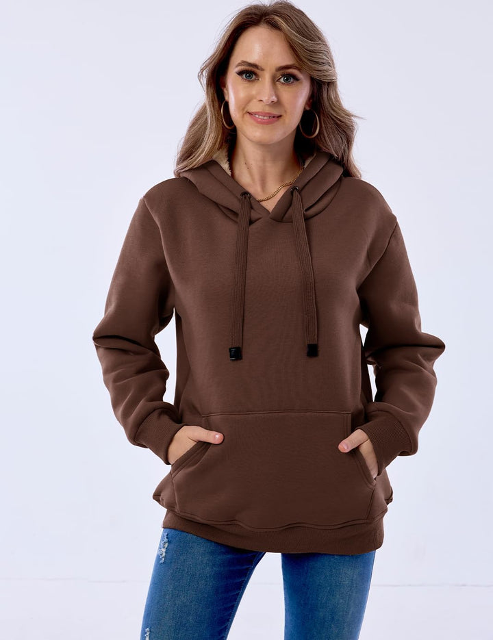 Women's Casual Fleece-Lined Hoodie - Lilly