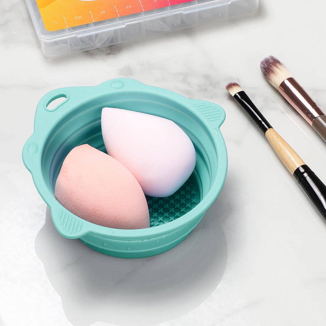 Foldable Silicone Brush Cleaning Bowl
