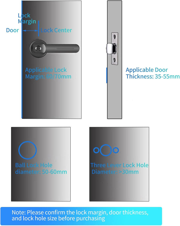 Smart Fingerprint Door Keychain with Key Access & Capacity for 30 Users – Nivora