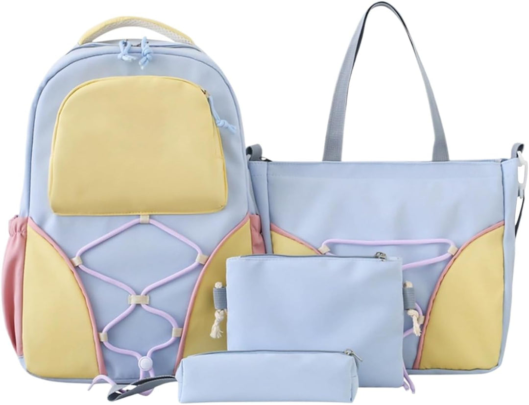 School Bag Set – Large-Capacity Student Backpack with Pen Holder & Bags – Nivora