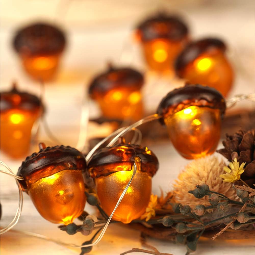 3D Eikel Herfst Lichtsllinger (3 m) - HarvestGlow