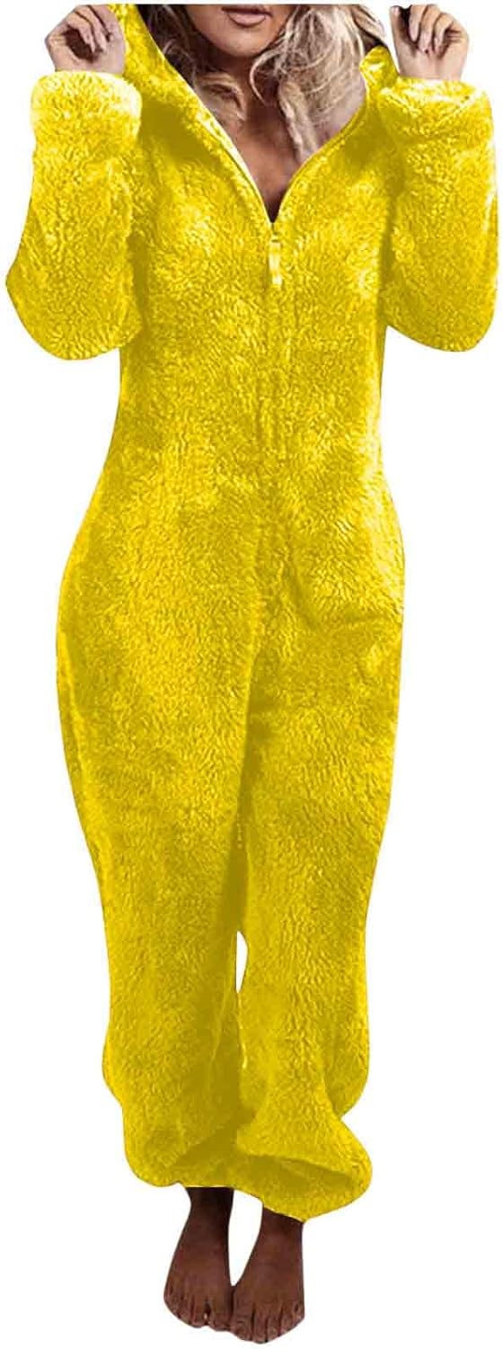 Sherpa Fuzzy Onesie with Hood - CozyCat