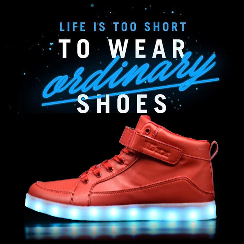 Trendy LED Sneakers met Oplaadbare Verlichting - LumaBoost