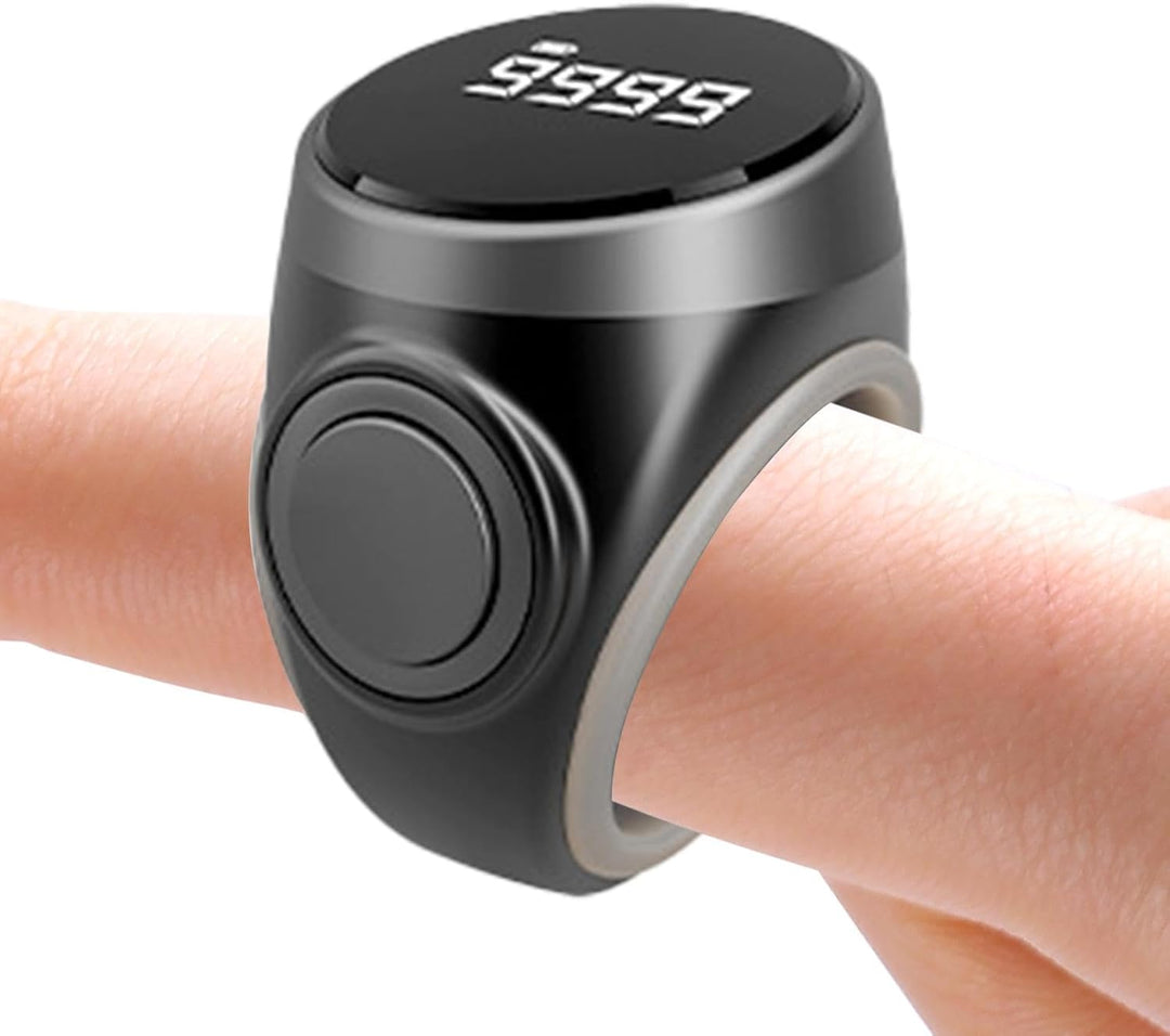 Anillo contador digital recargable de 4 dígitos para dedo – Calmero
