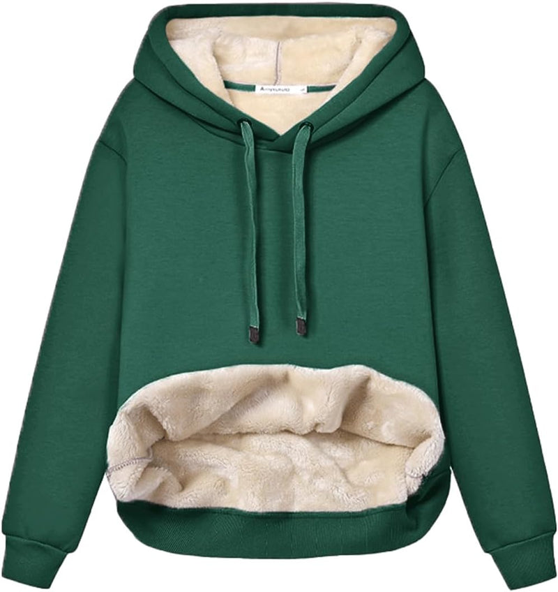 Women's Casual Fleece-Lined Hoodie - Lilly