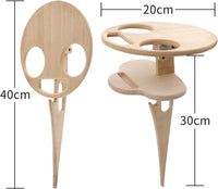 Sammy Jackson™ Dubbel-laags Draagbare Wijntafel