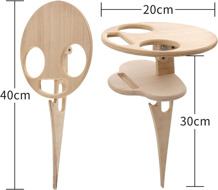 Sammy Jackson™ Dubbel-laags Draagbare Wijntafel