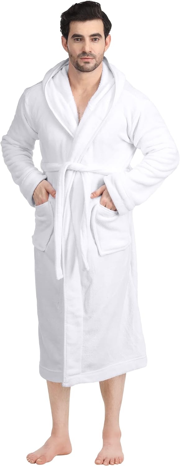 Comfortable Men's Fleece Bathrobe - Harry