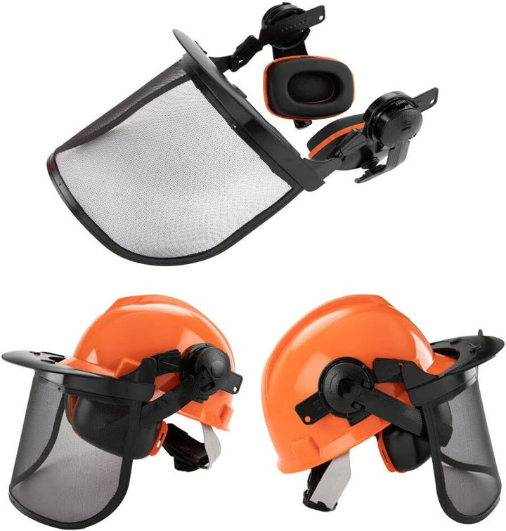 Forest Safety Helmet with Face Shield & Earplugs – ArborMax