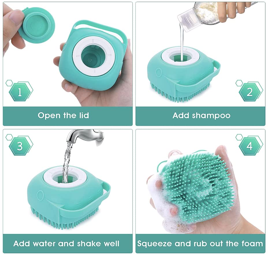 Soft Brush for Bathing & Grooming Pets