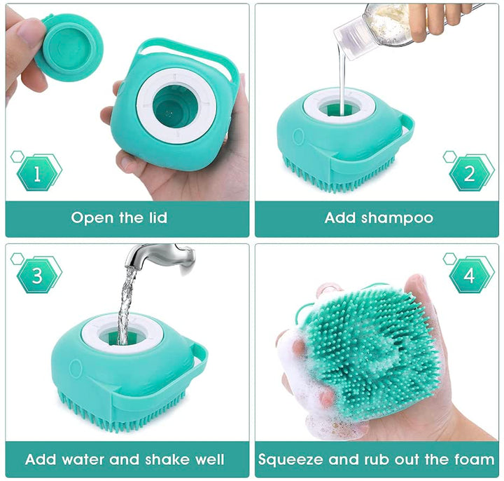 Soft Brush for Bathing & Grooming Pets