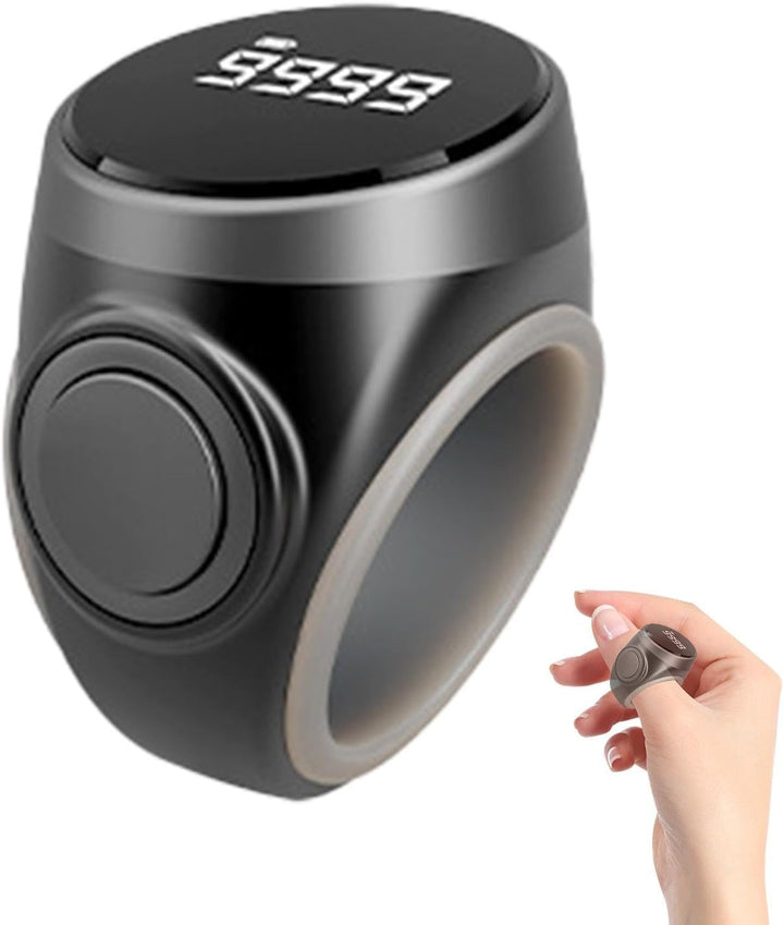 Anillo contador digital recargable de 4 dígitos para dedo – Calmero