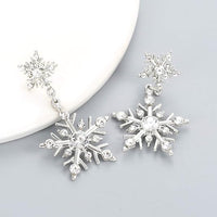 Winter Snowflake Earrings - FrostFlare